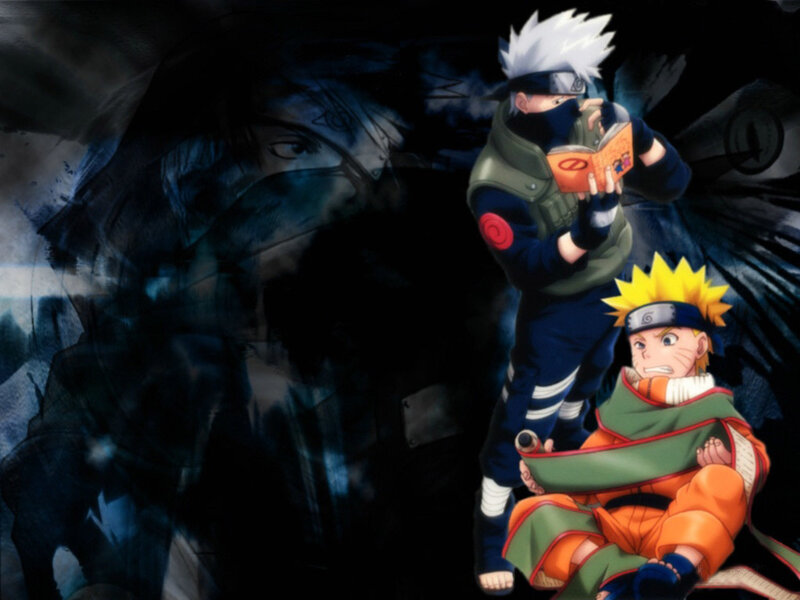 Naruto and Kakashi in action