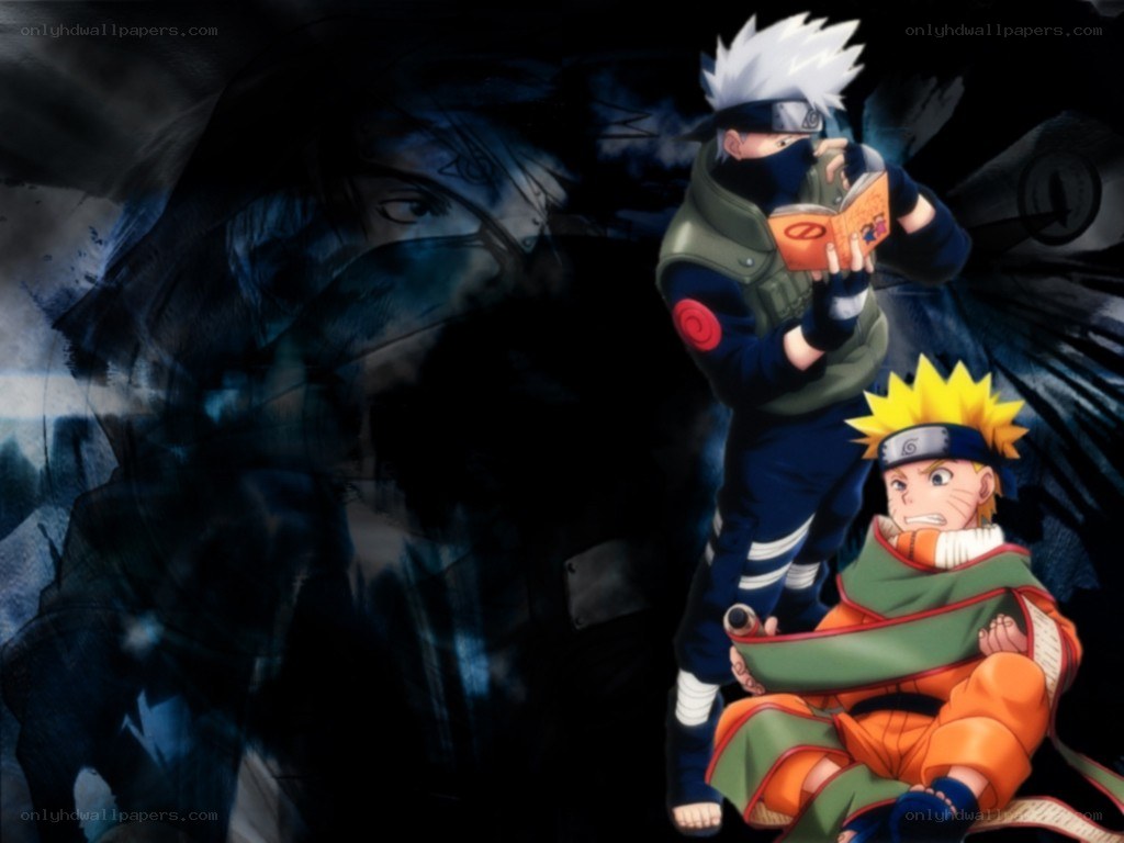 Naruto and Kakashi scene