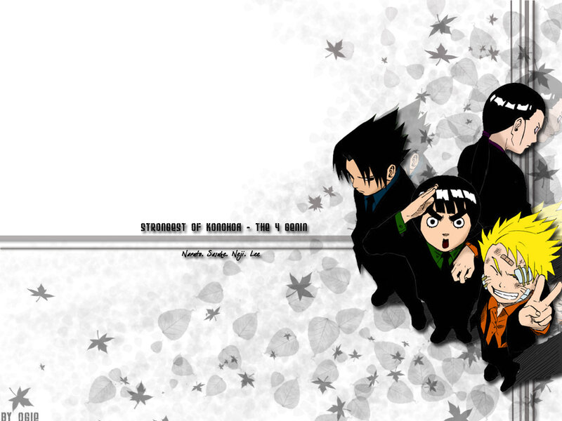 Naruto and Konoha Genin