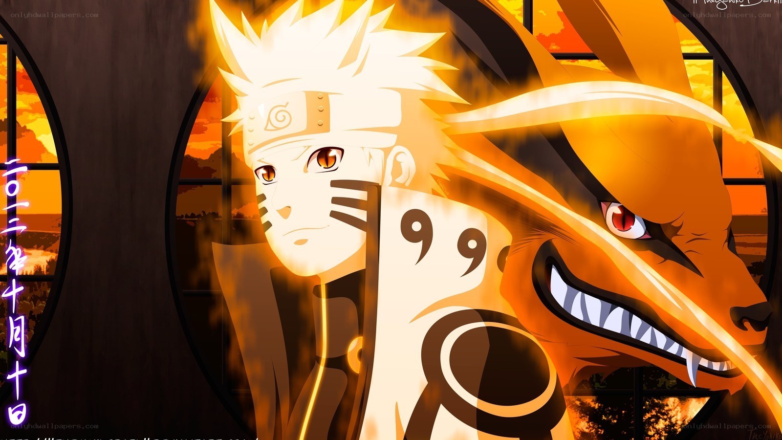 Naruto and Kurama in Sage Mode