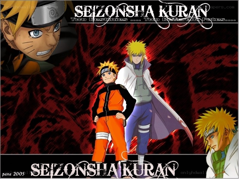 Naruto and Minato artwork