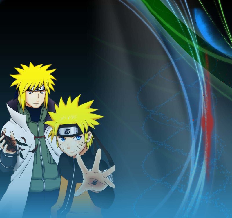 Naruto and Minato characters