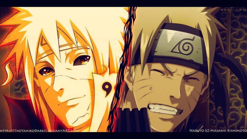 Naruto and Minato — Yellow