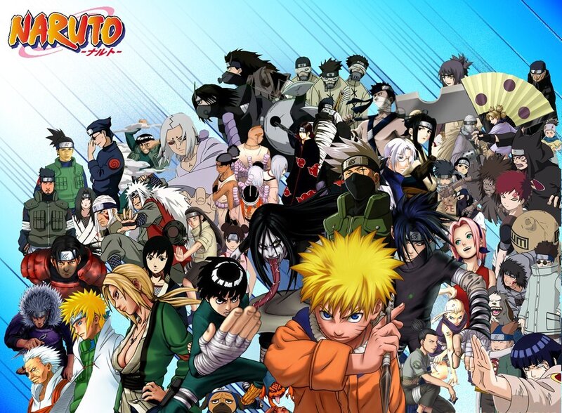 Naruto and Other Characters — Blue