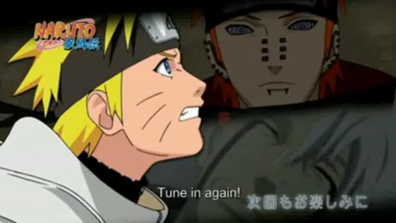 Naruto and Pain confrontation