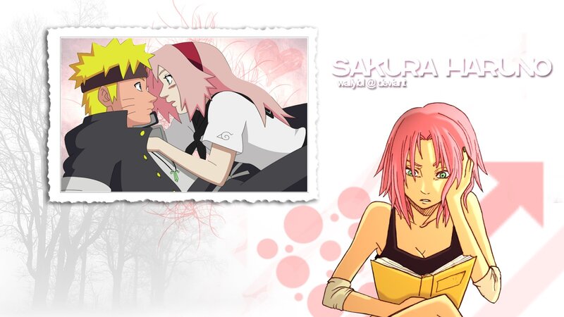 Naruto and Sakura artwork