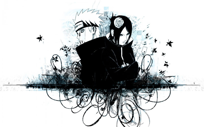 Naruto and Sakura artwork