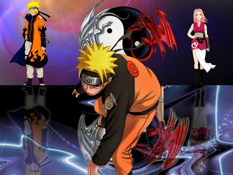 Naruto and Sakura characters
