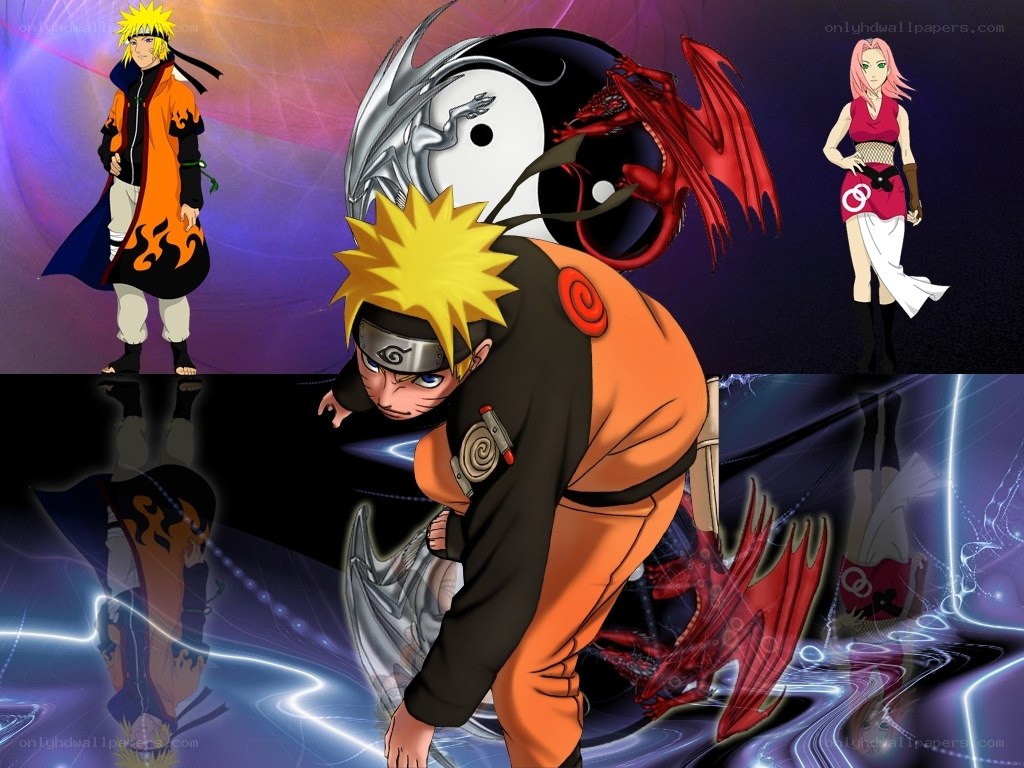 Naruto and Sakura characters