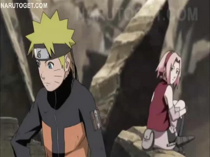 Naruto and Sakura in Cave