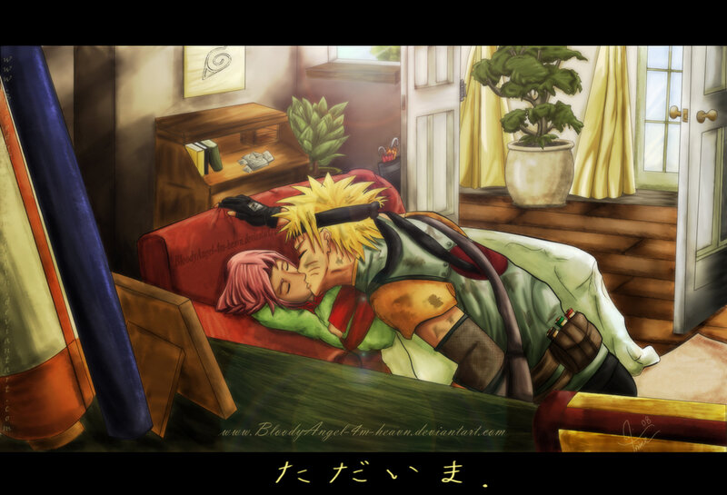 Naruto and Sakura sleeping together
