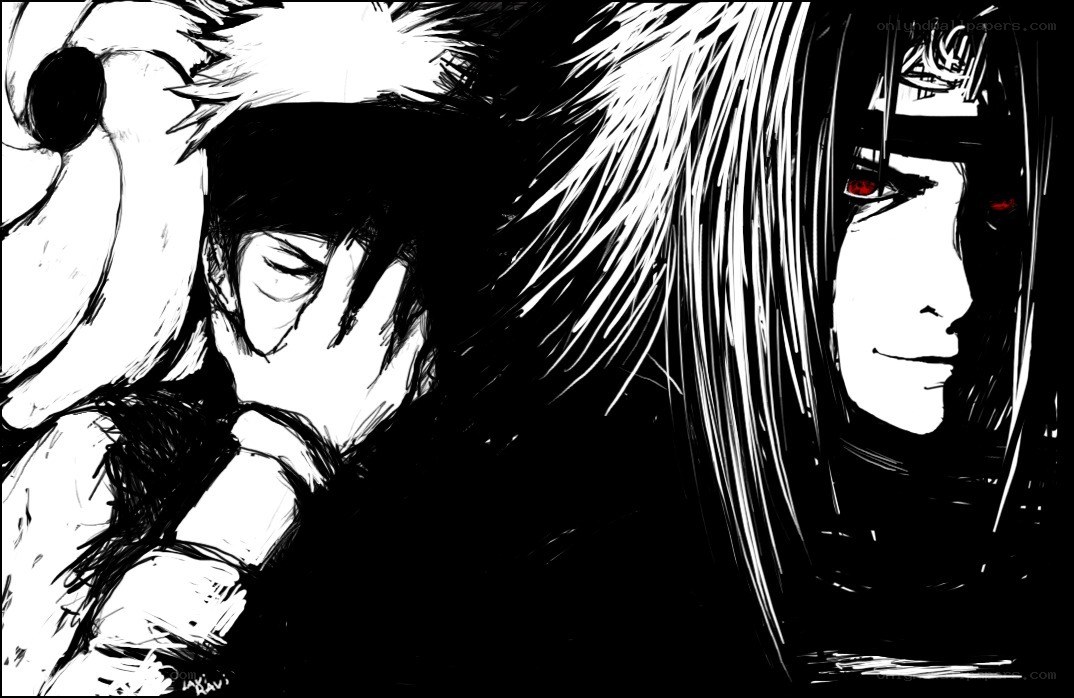 Naruto and Sasuke art