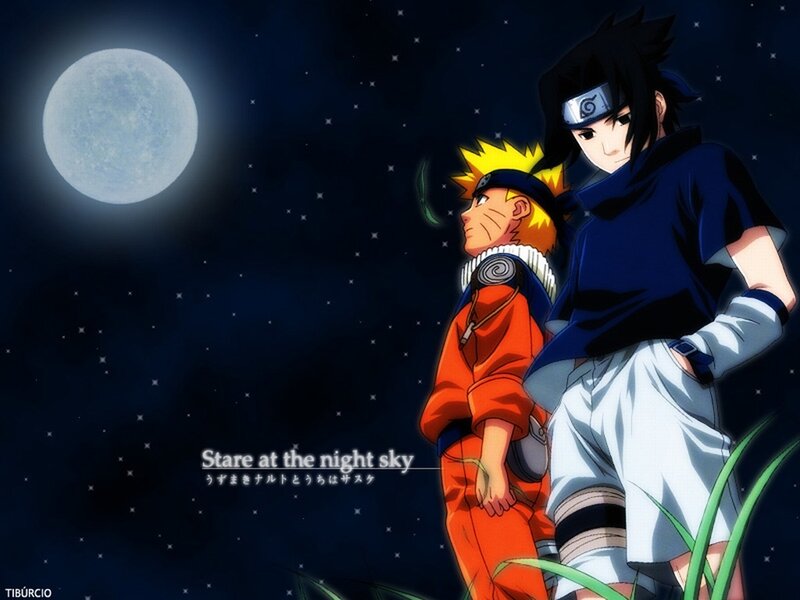 Naruto and Sasuke — Blue, Serene