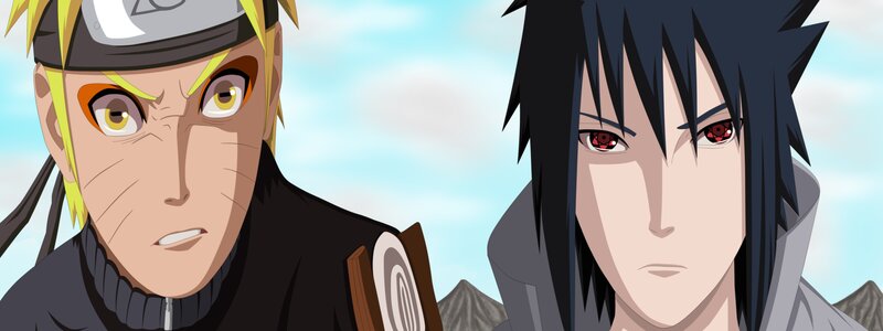 Naruto and Sasuke — Blue