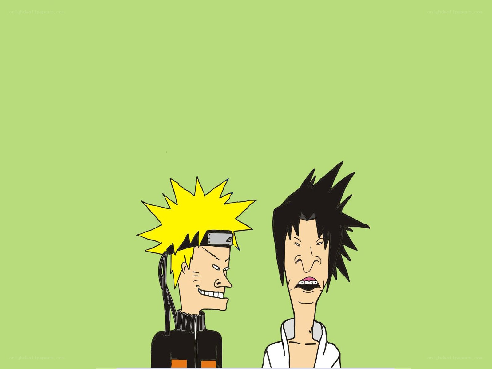 Naruto and Sasuke cartoon