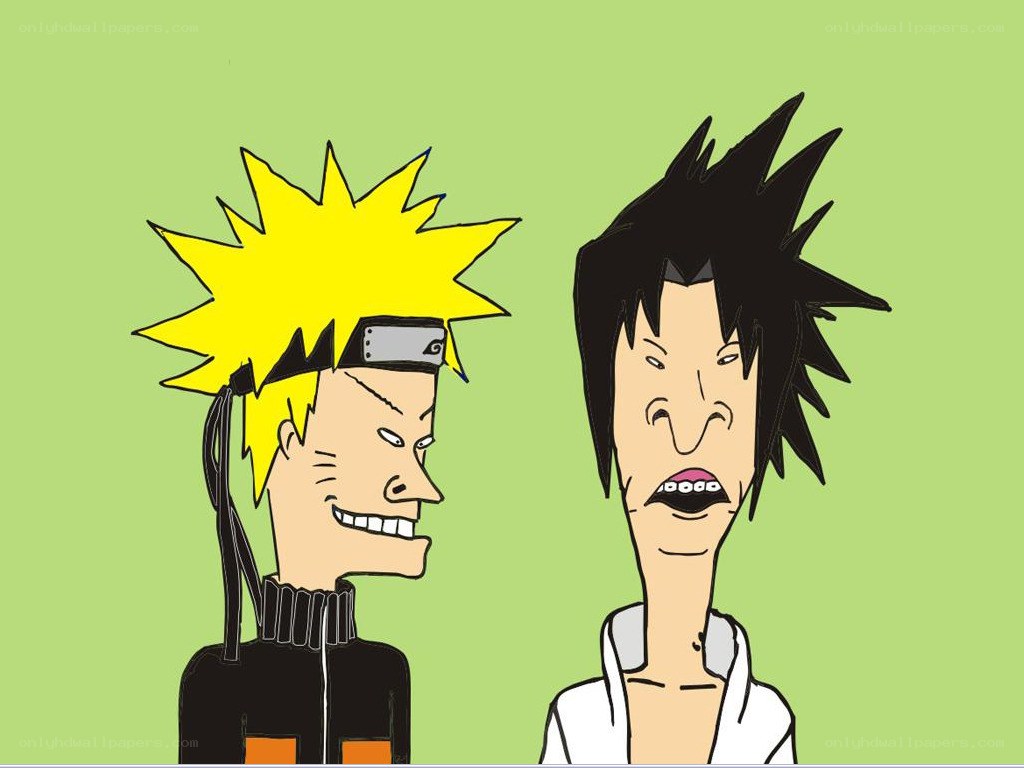 Naruto and Sasuke cartoon