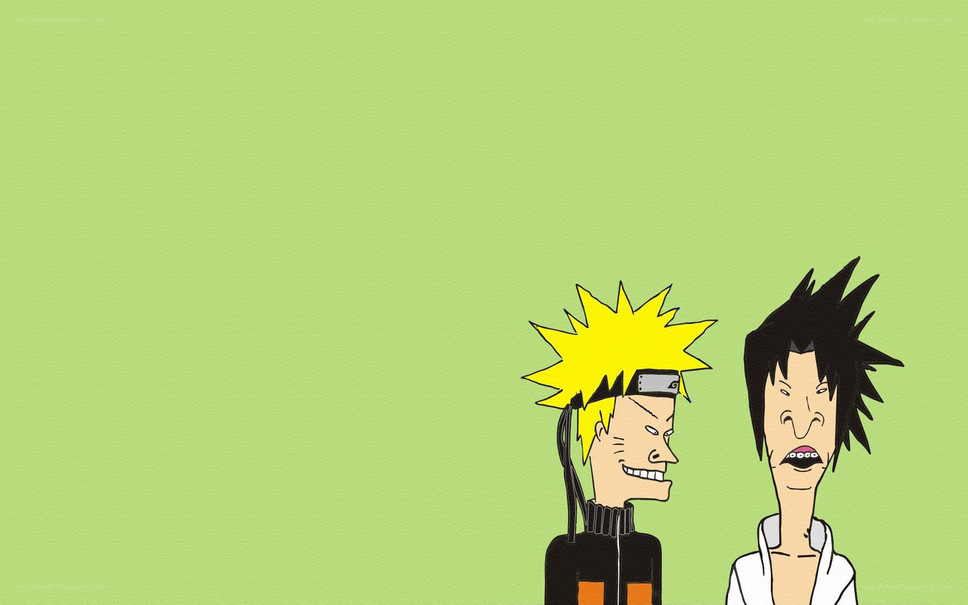 Naruto and Sasuke cartoon