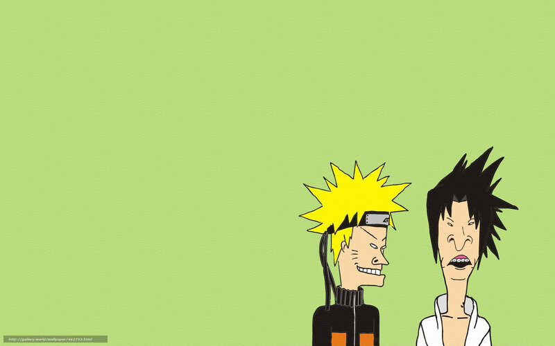 Naruto and Sasuke Characters — Green, Neutral