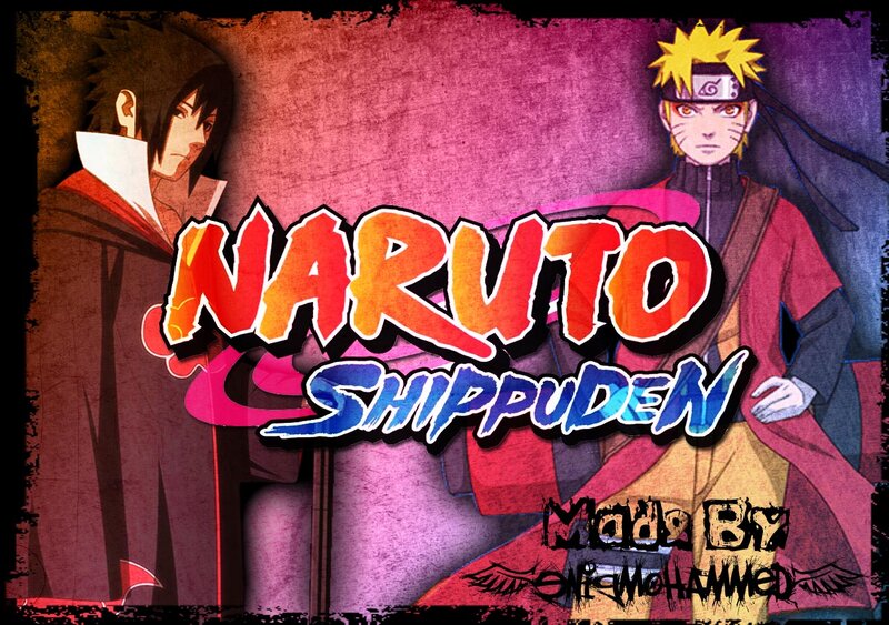 Naruto and Sasuke Characters — Purple