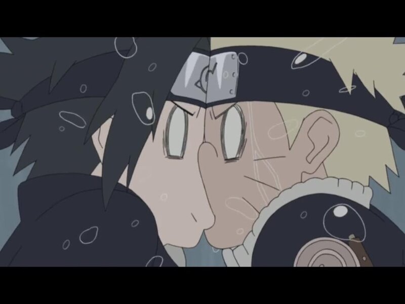 Naruto and Sasuke close-up
