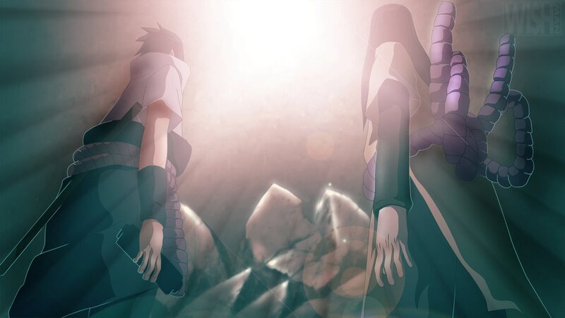 Naruto and Sasuke face off