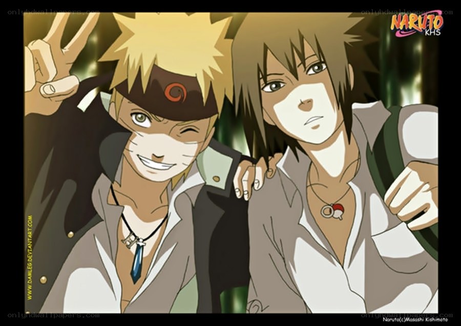 Naruto and Sasuke friendship
