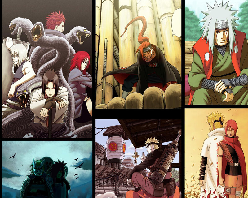 Naruto and Sasuke — Green