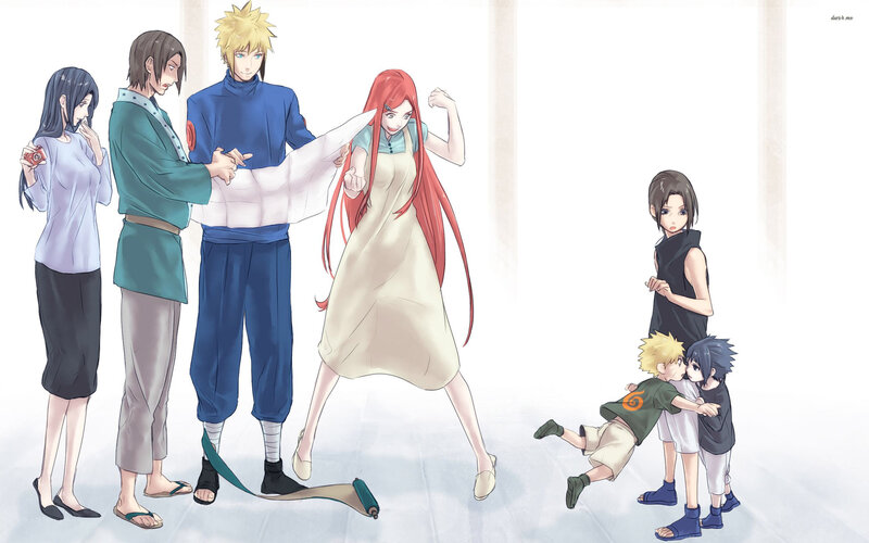 Naruto and Sasuke Hugging