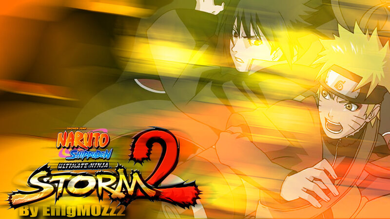 Naruto and Sasuke in Action — Yellow