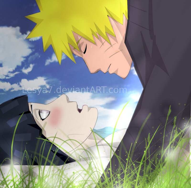 Naruto and Sasuke in Grass