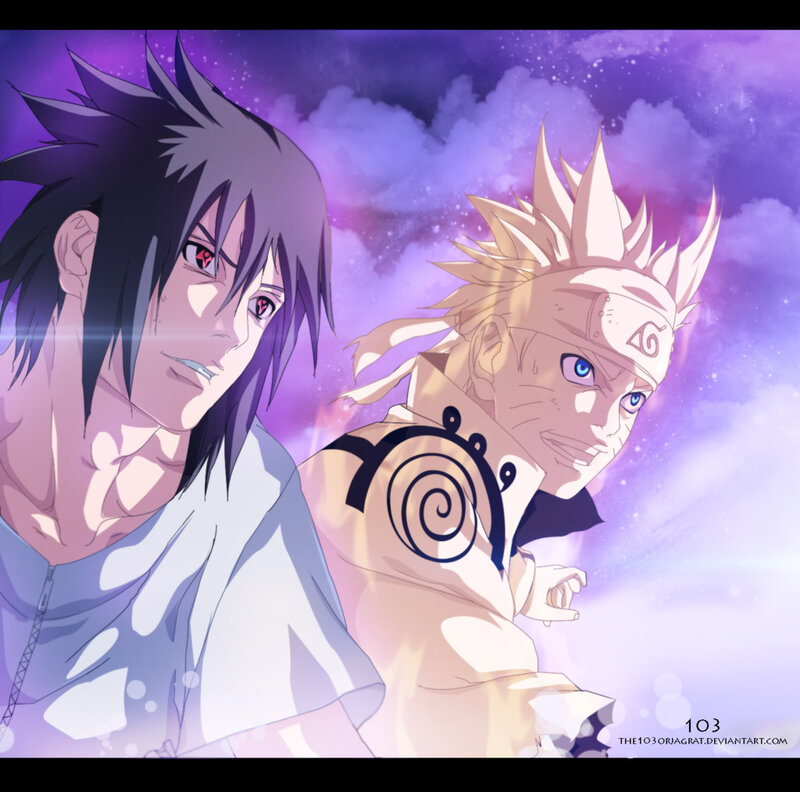 Naruto and Sasuke — Purple
