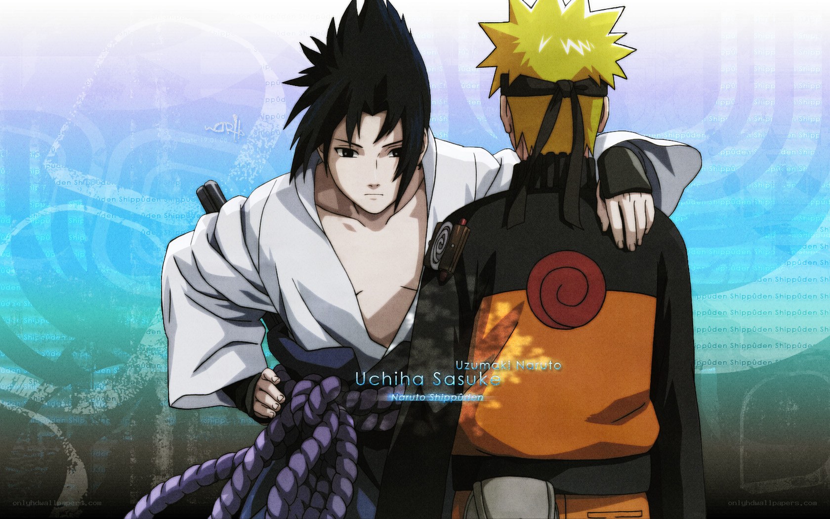 Naruto and Sasuke together
