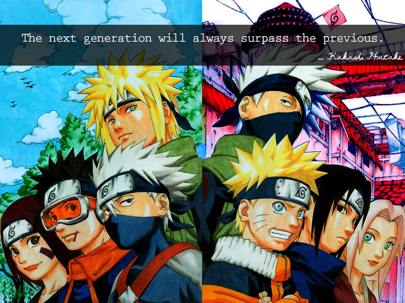 Naruto and Team — Blue, Dramatic