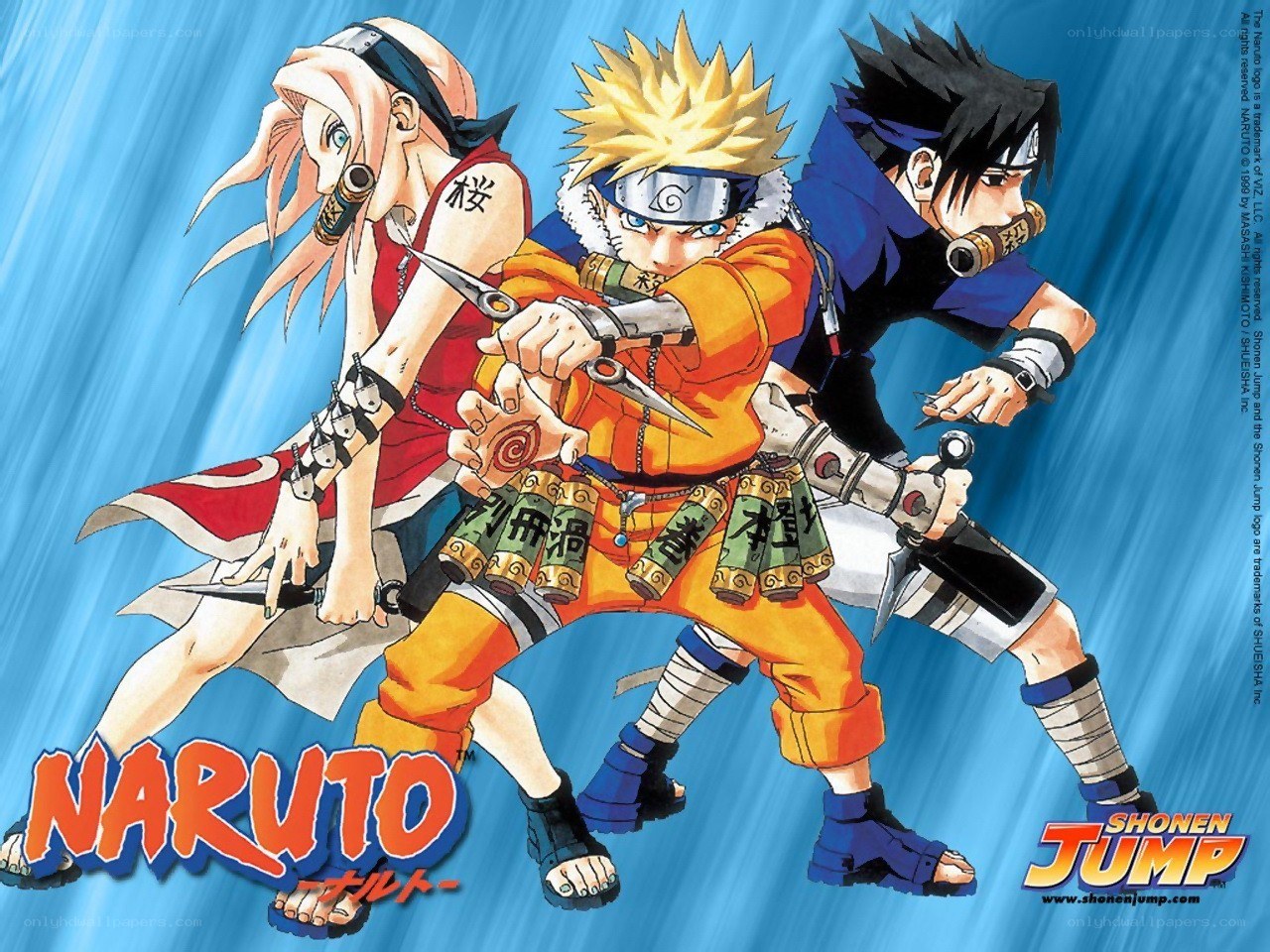Naruto and team in action