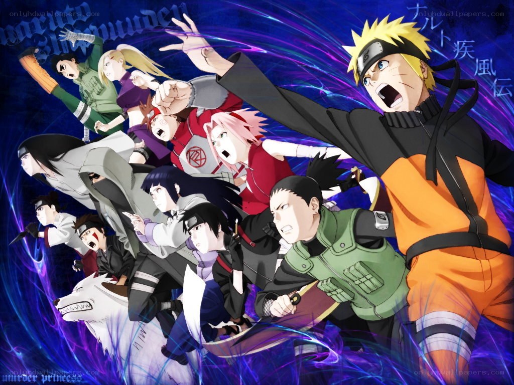 Naruto and team in action