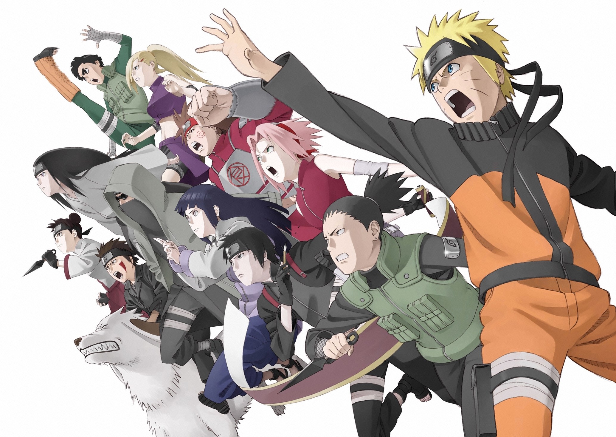 Naruto and team in action