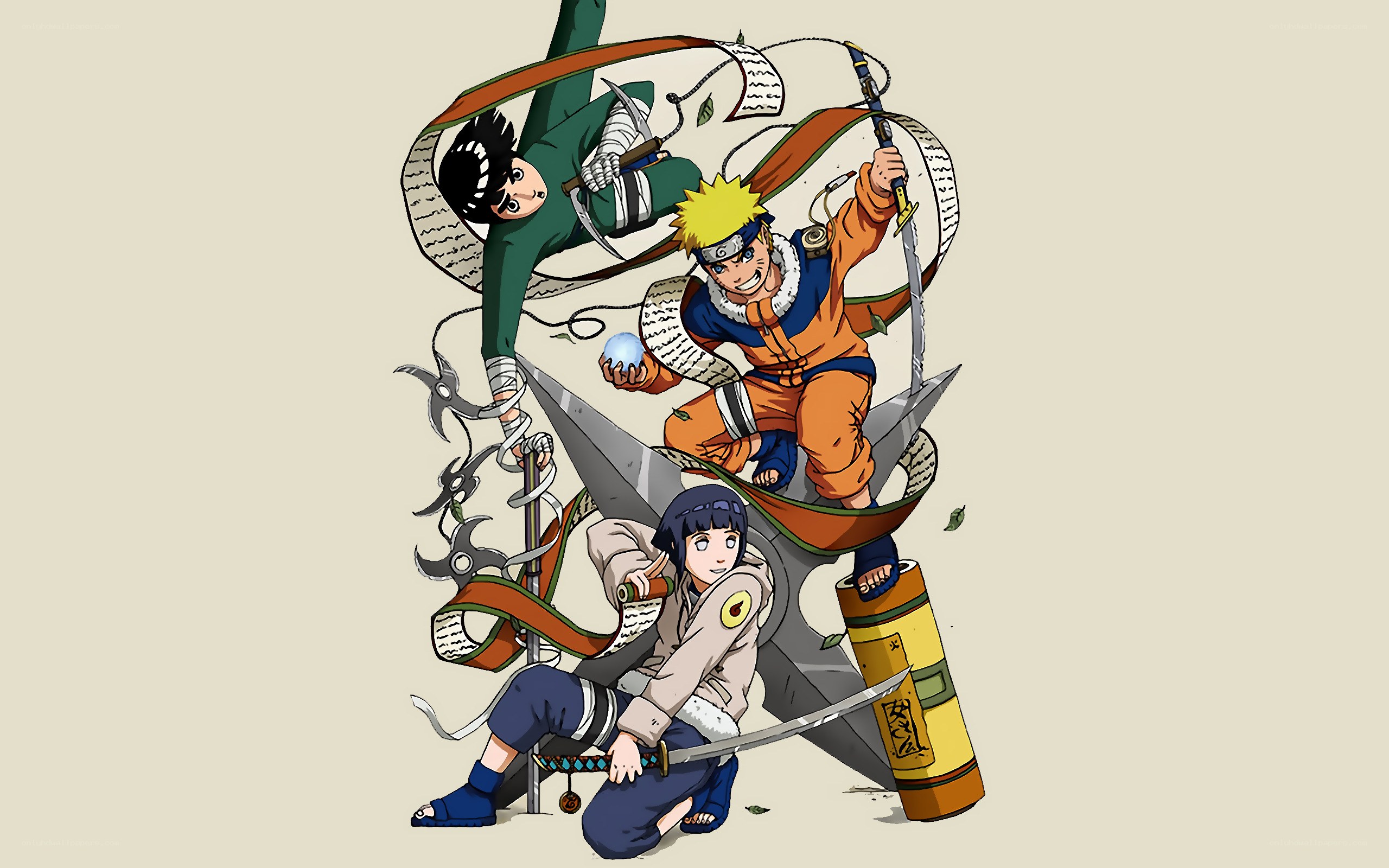 Naruto and team in action