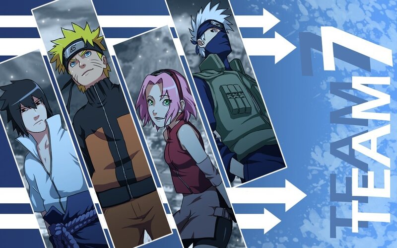 Naruto and Team Members — Blue