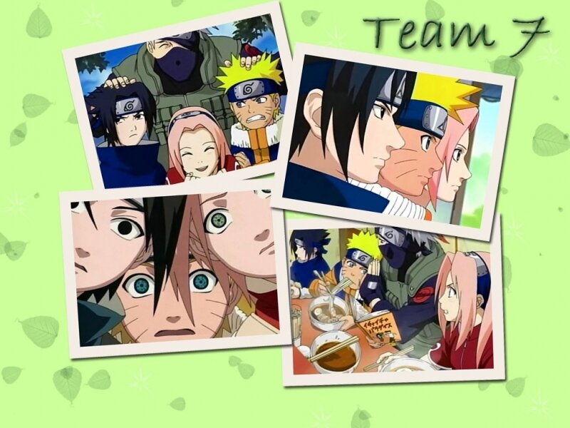 Naruto and Team Members — Green