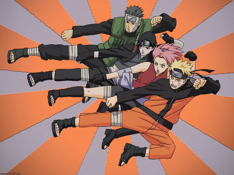 Naruto and Team — Orange, Dynamic