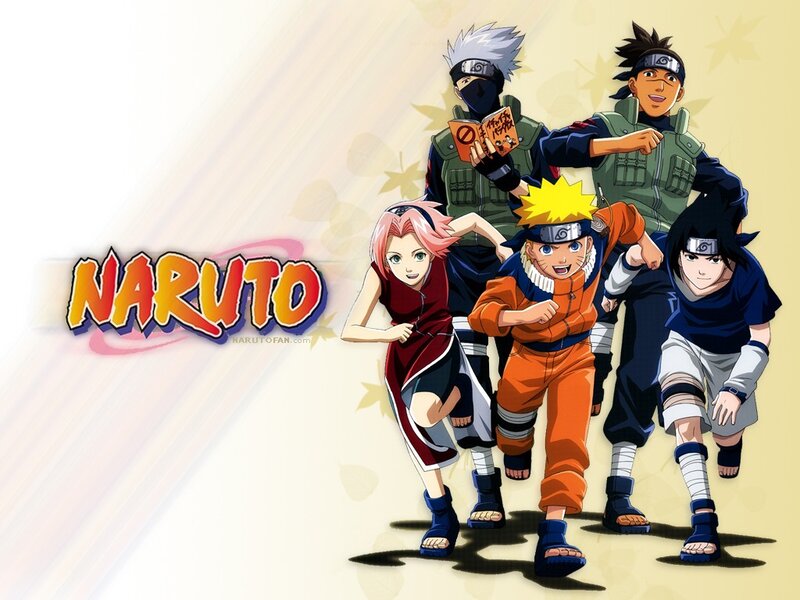 Naruto and Team — Orange, Energetic, Anime