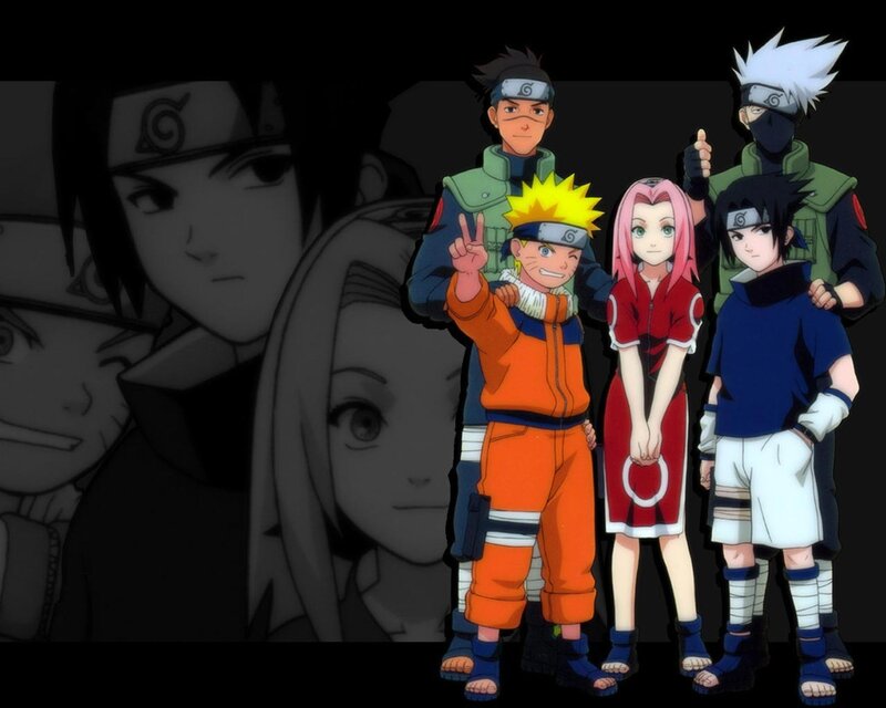 Naruto and Team Seven — Black