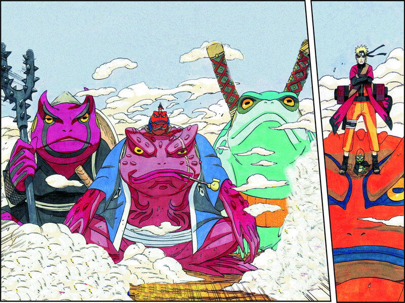 Naruto and toad summoning