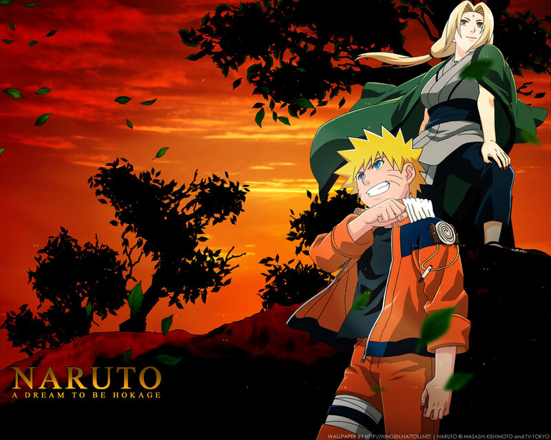 Naruto and Tsunade — Red
