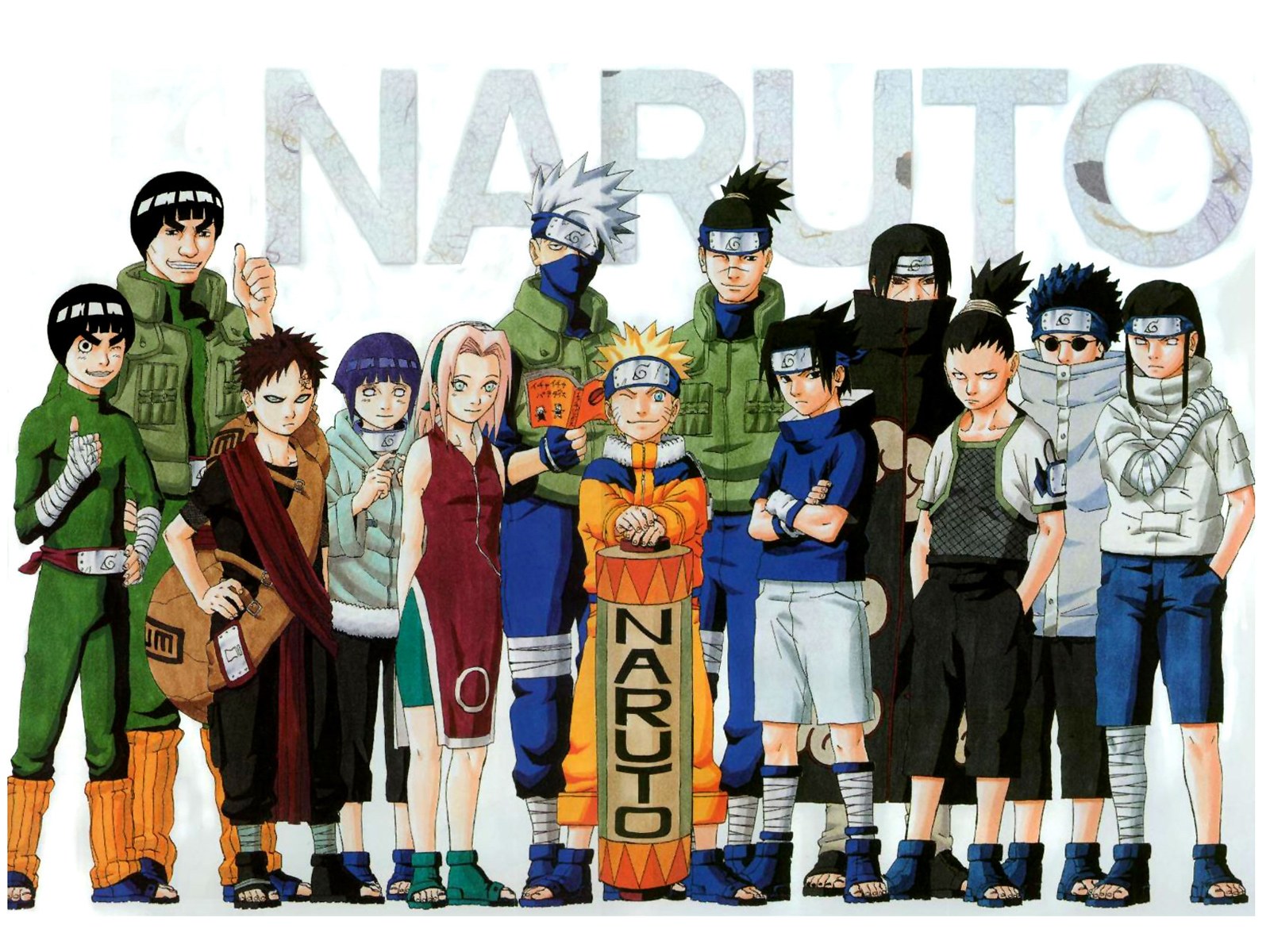 Naruto anime character group