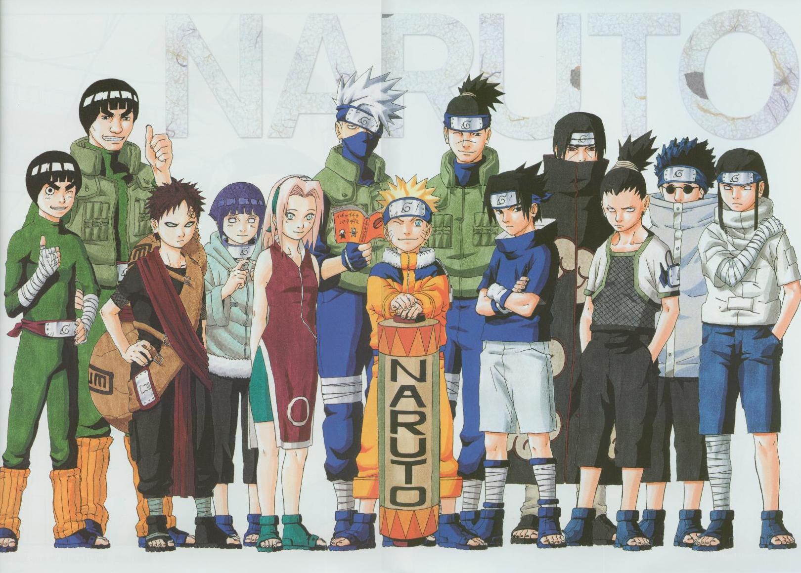 Naruto anime character group