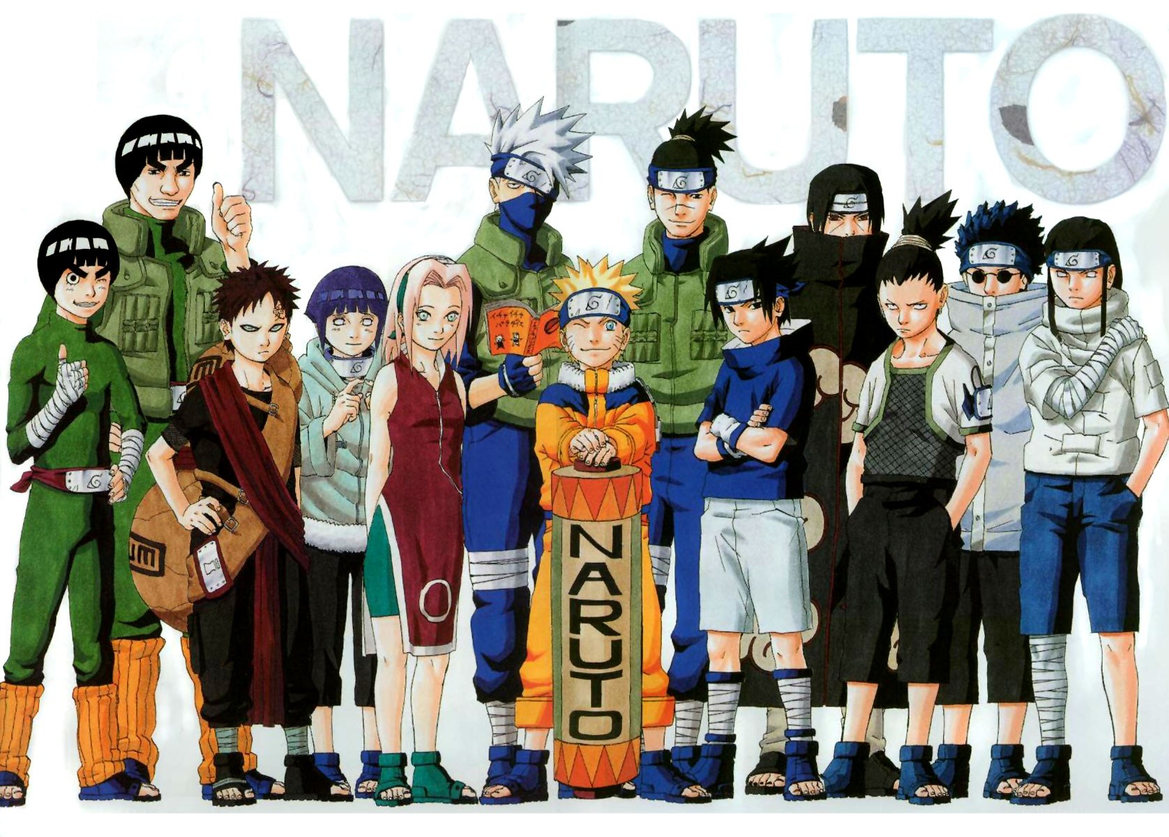 Naruto anime character group