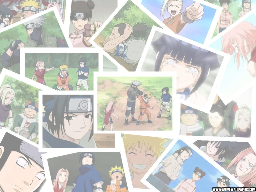 Naruto anime collage