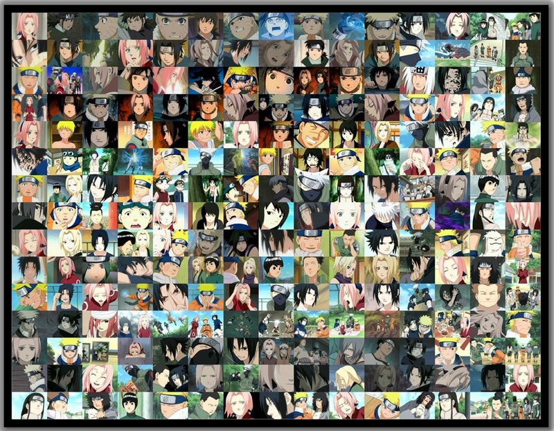 Naruto Anime Collage — Orange