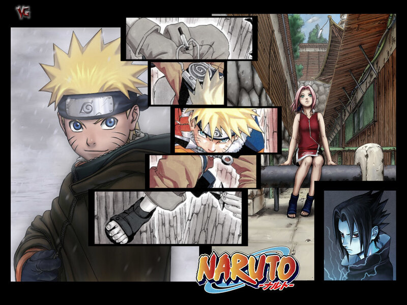 Naruto anime collage